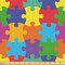 Ambesonne Colorful Fabric by The Yard, Theme Inspired Rainbow Colored Game Parts Covered Illustration, Decorative Fabric for Upholstery and Home Accents, 5 Yards, Multicolor